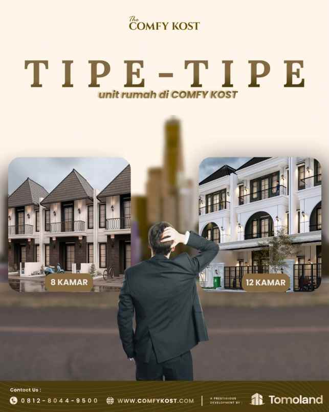 kost 8 kamar dekat ub harga 1m siap huni