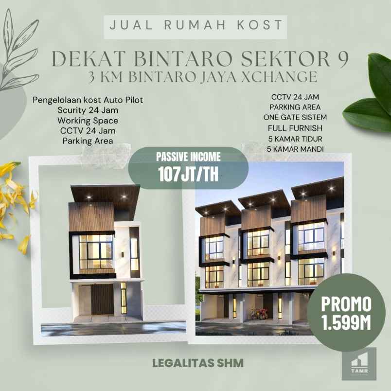 kost kosan mewah murah bintaro pondok aren