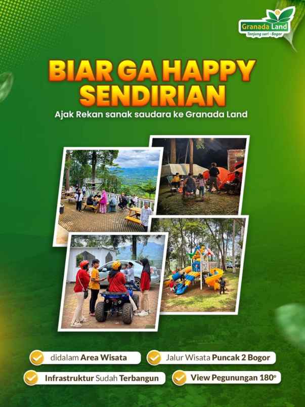 miliki kavling wisata eksklusif di bogor timir