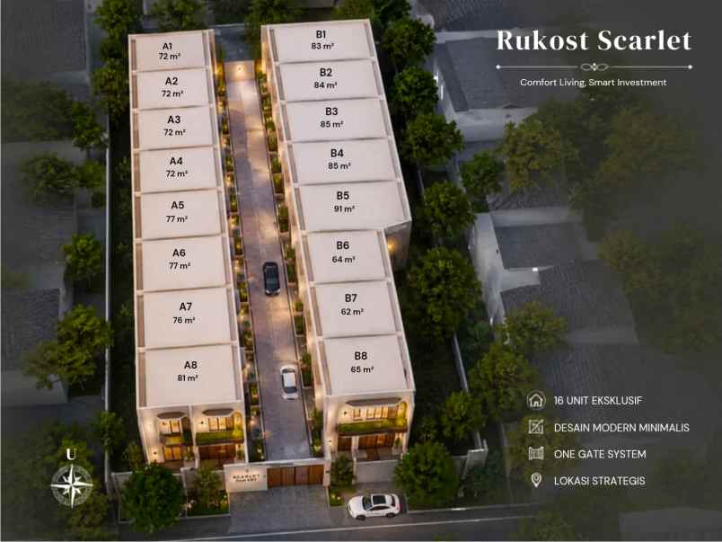 miliki kos eksklusif 3 menit itb full furnish