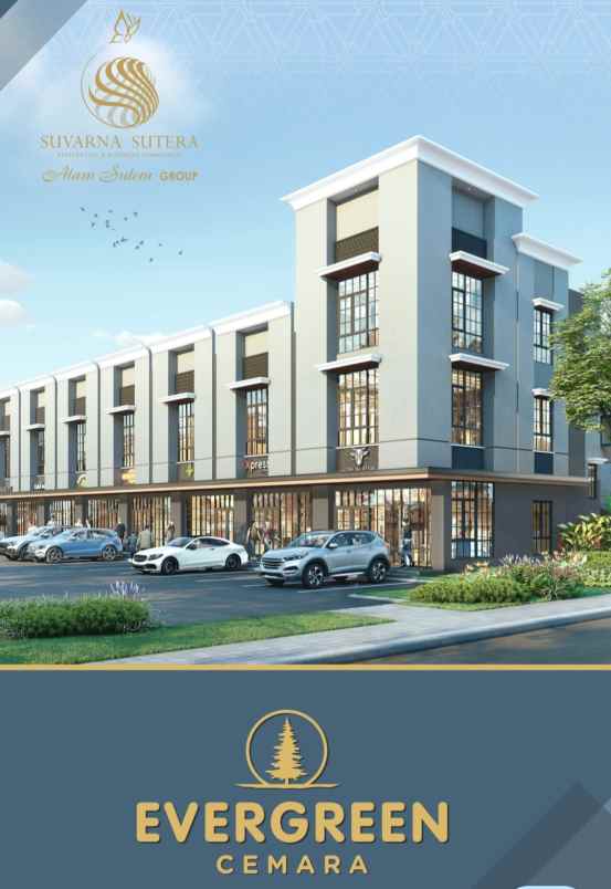 new launching ruko evergreen suvarna sutera tangerang
