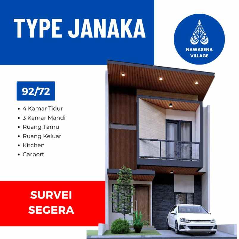 perumahan dua lantai nawasena balepadi baki solobaru