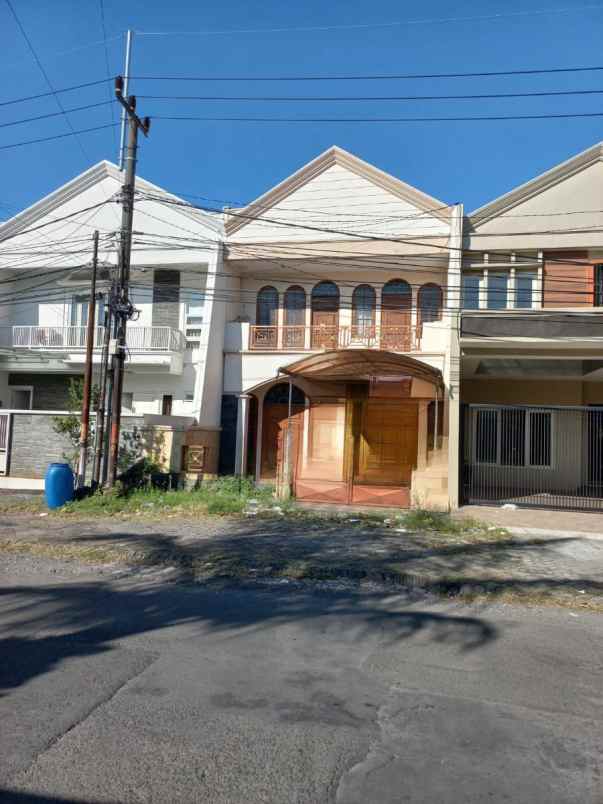 rumah 2 lantai depan jalan raya wonorejo