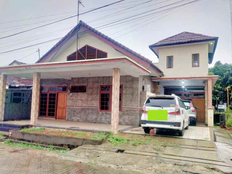 rumah 2 lantai siap huni di kedamaian bandar lampung