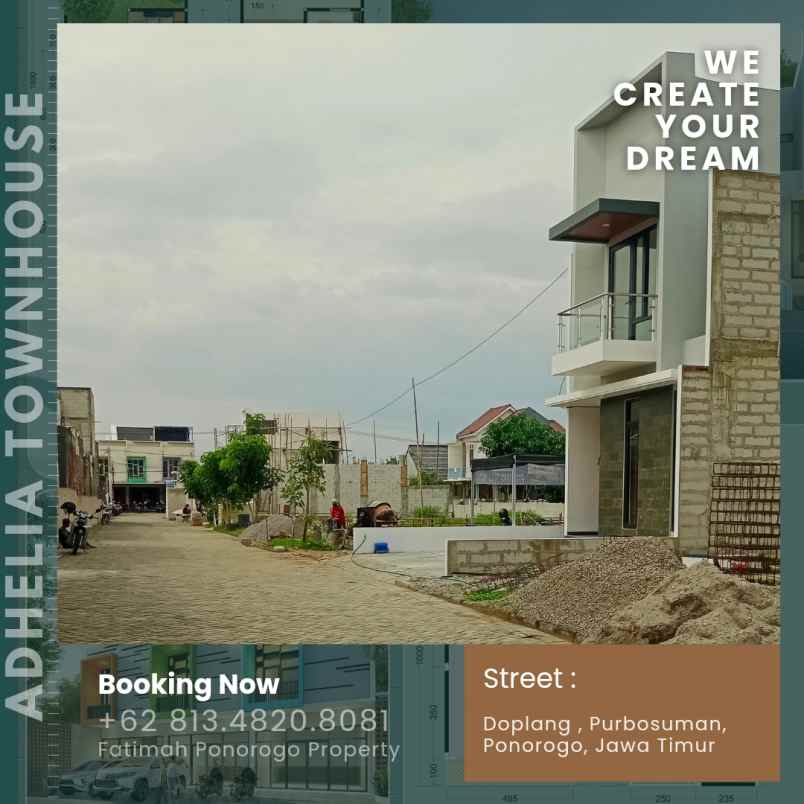 rumah 2 lantai tinggal 1unit terakhir ponorogo