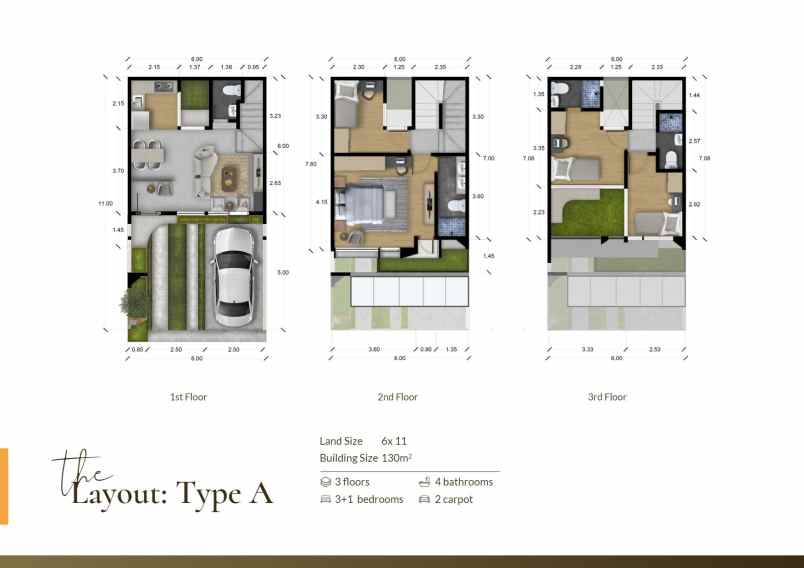rumah 3 lantai di cengkareng jakarta barat