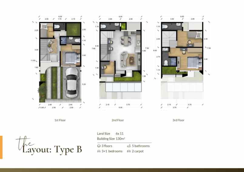 rumah 3 lantai di cengkareng jakarta barat