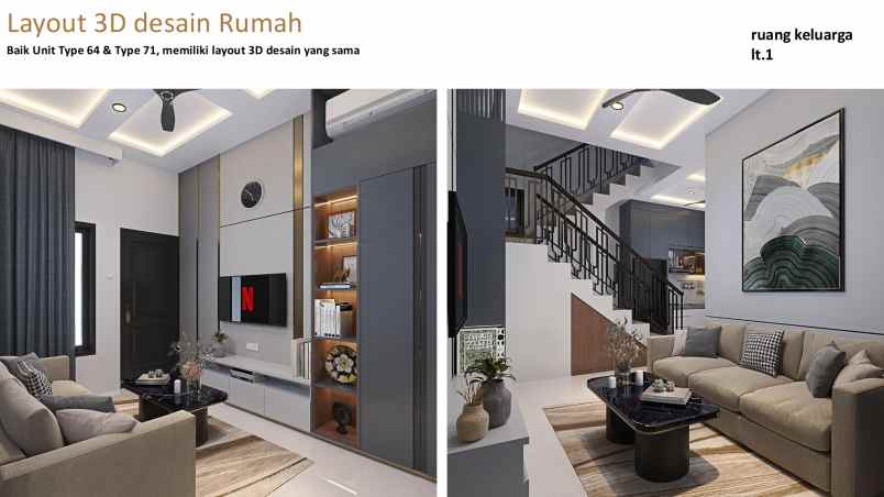 rumah baru 3 lantai di duri kepa jakarta barat