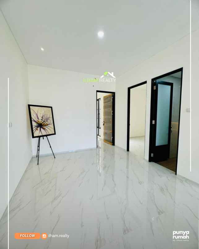 rumah cantik 2 lantai di nusaloka bsd layout maksimal