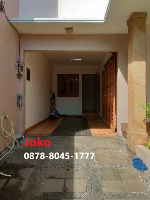 rumah cantik 2 lt termurah jl kemang timur kemang