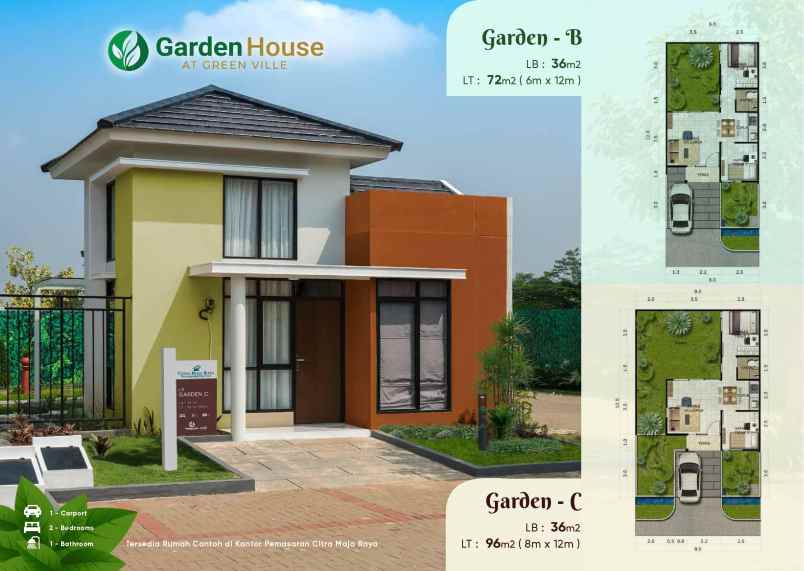 rumah cluster green ville
