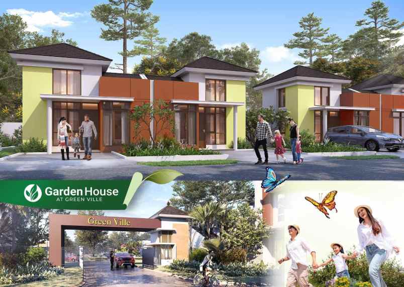rumah cluster green ville