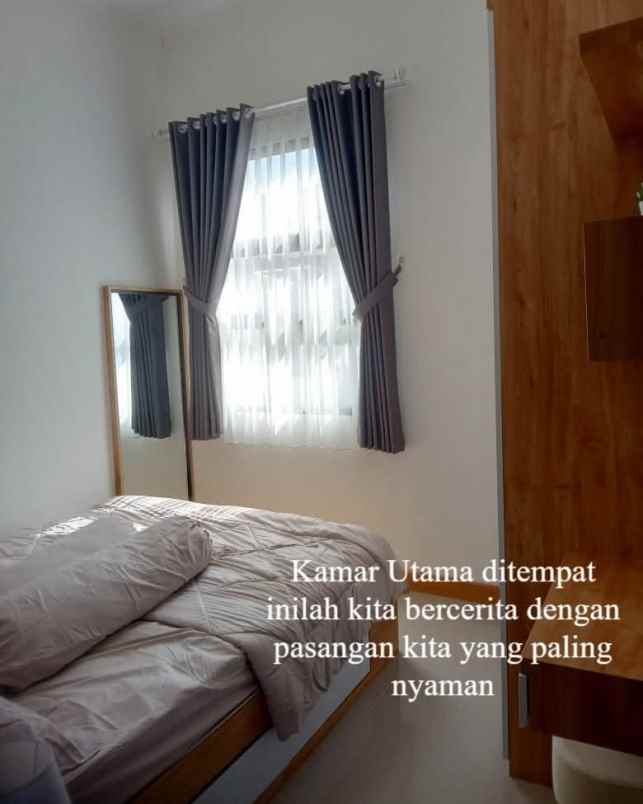 rumah full furnish view gunung salak