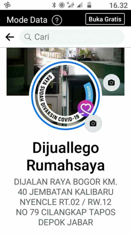 rumah jalan raya bogor km 40