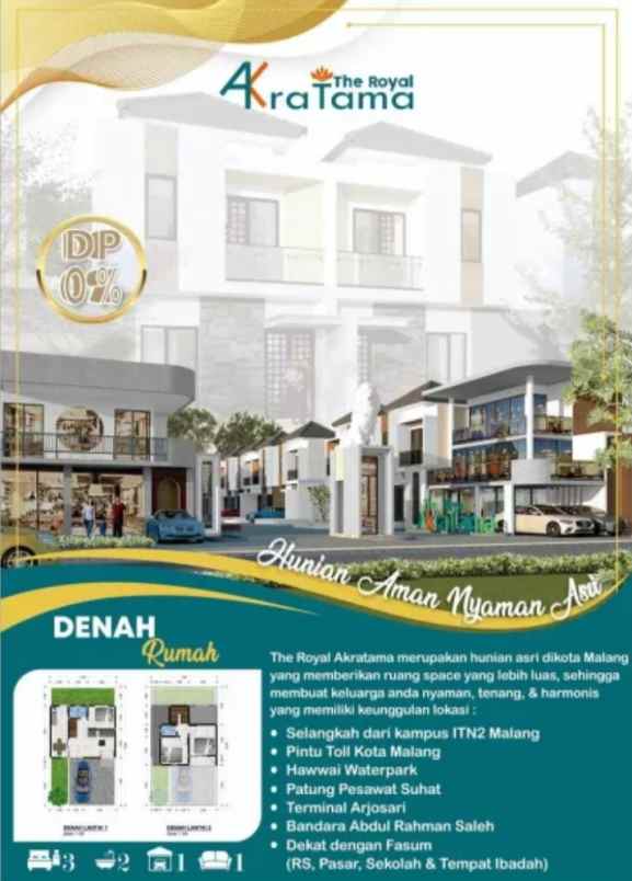 rumah jl karanglo bentoel itn