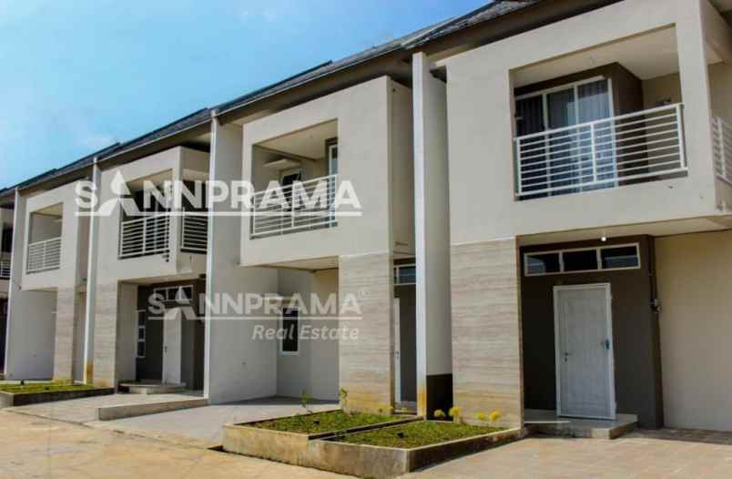 rumah modern minimalis view danau kemang bogor