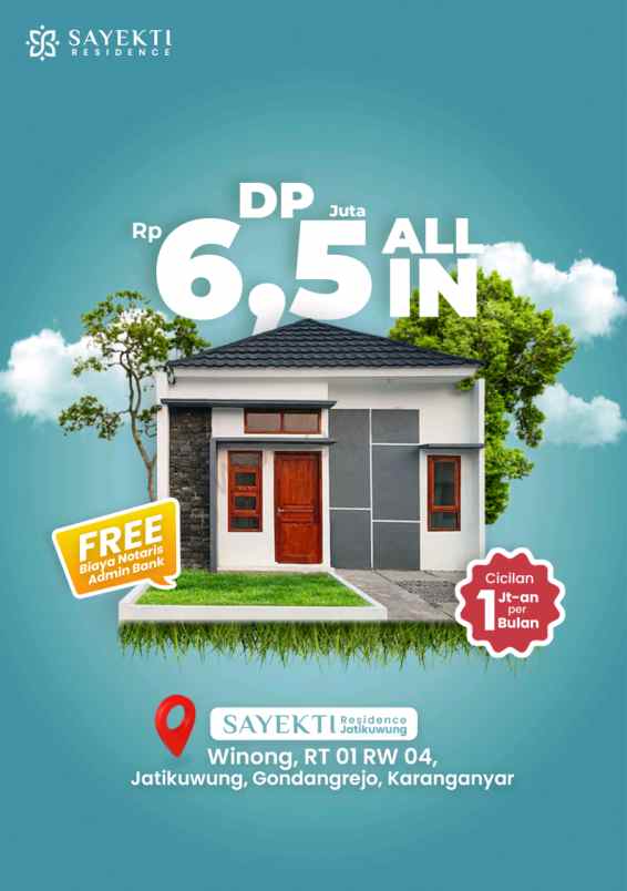 rumah subsidi dekat solo utara