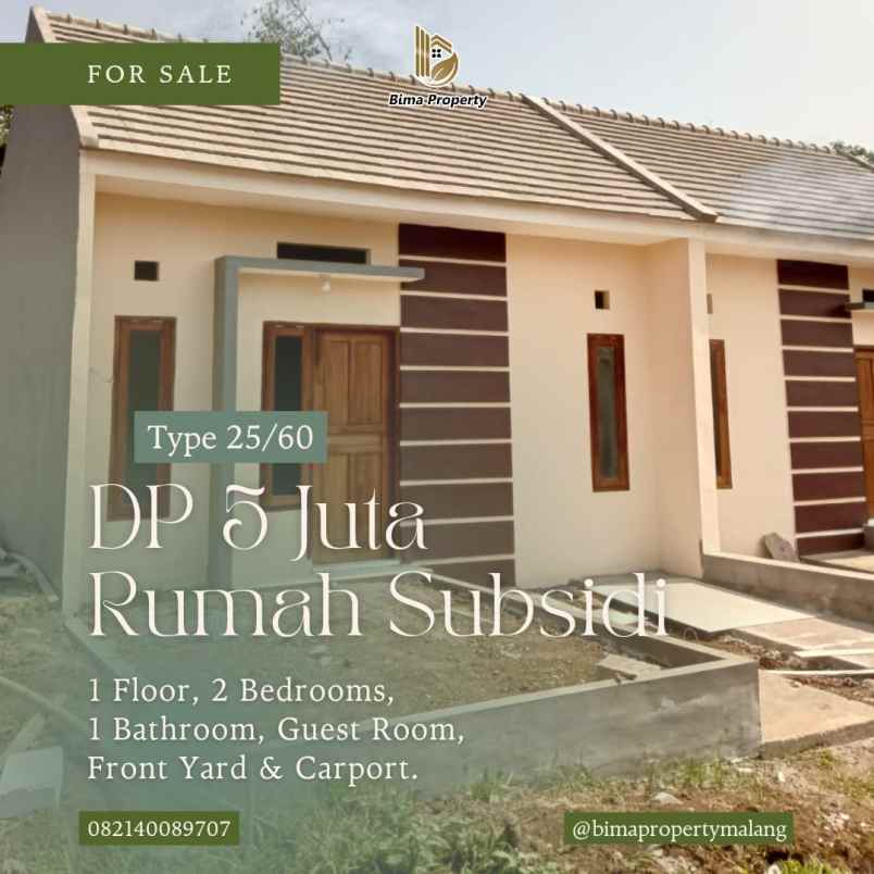 rumah subsidi murah bisa dp 5 jutaan di pakis