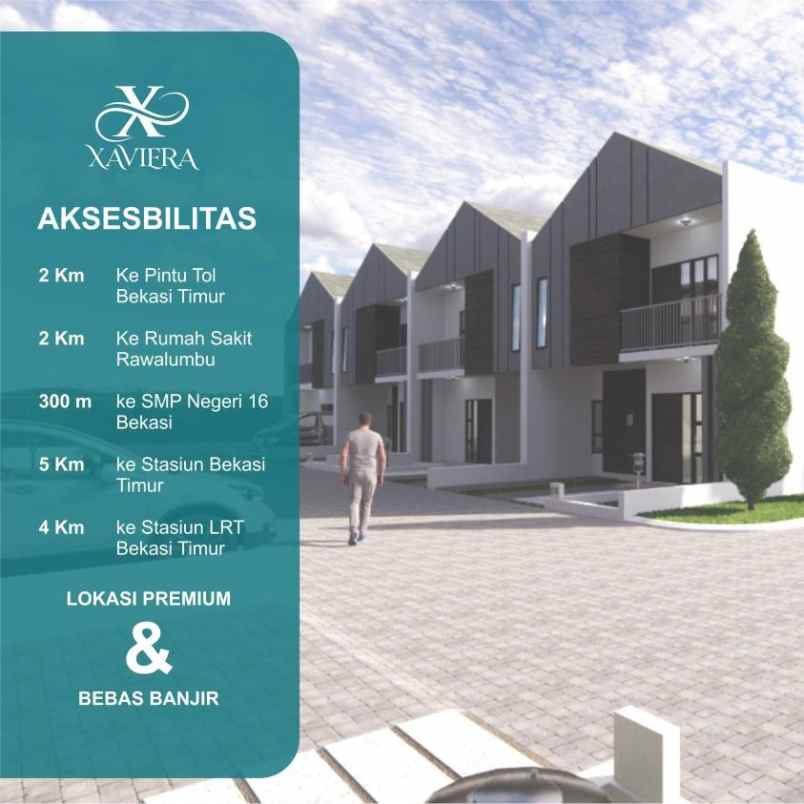 rumah syariah scandinavian di rawalumbu bekasi