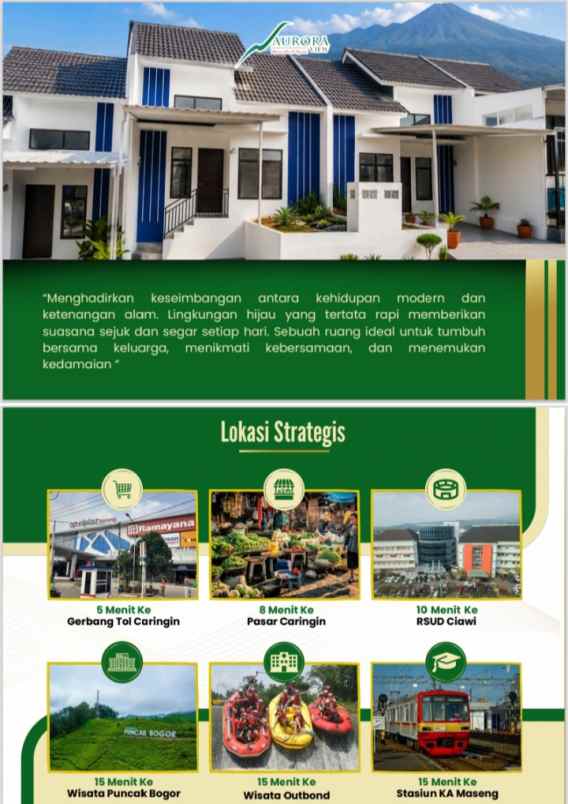 rumah view gunung cicilan cuma 3 jutaan