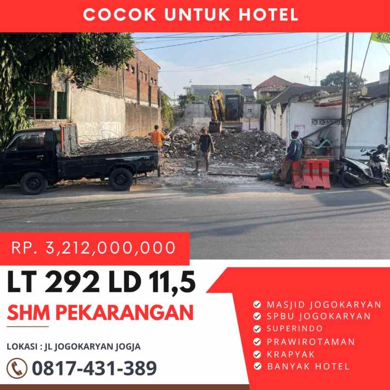 tanah dijual jogja jogokaryan area wisata religi