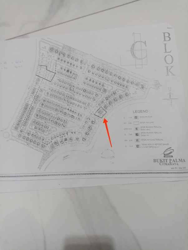 tanah hook kavling siap bangun bukit palma citraland