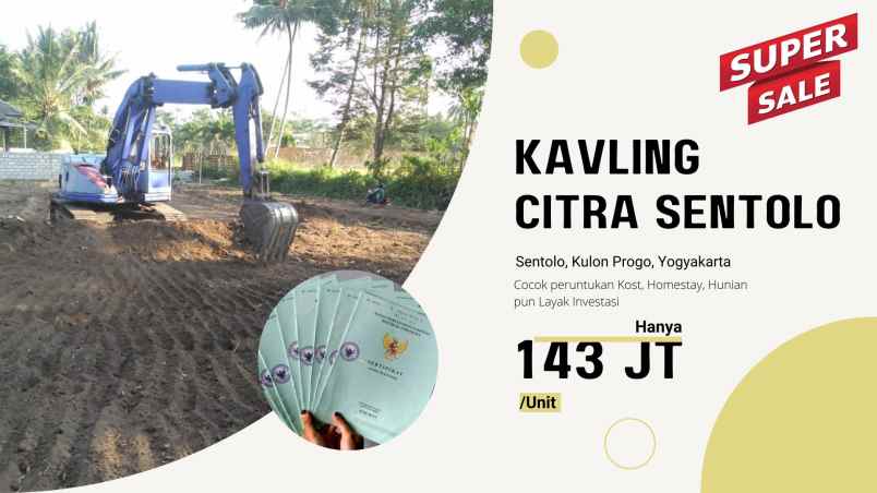 tanah jl kawasan industri sentolo