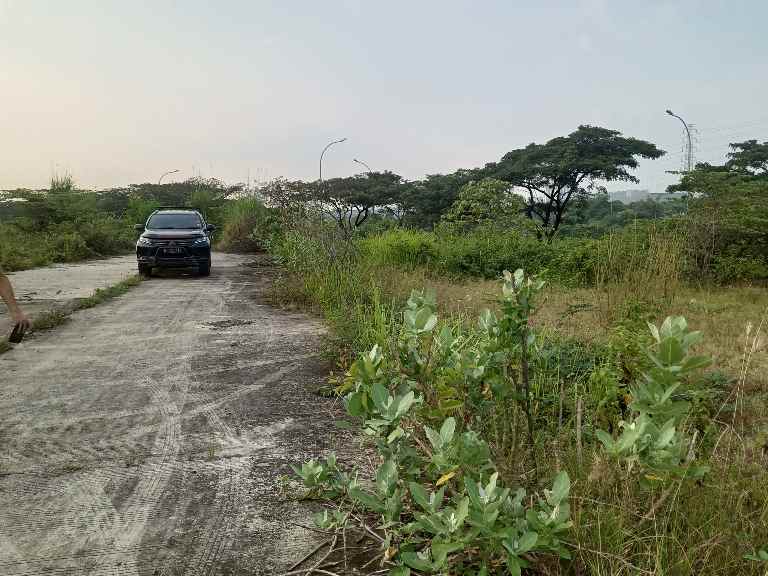 tanah jl kenari raya delta