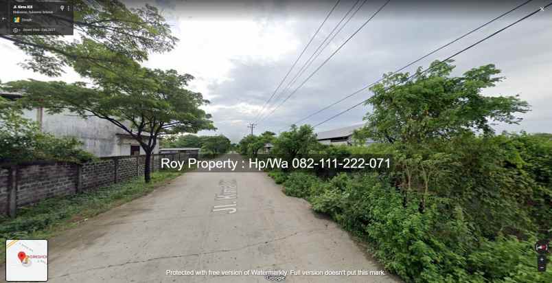 tanah jl kima xix bira kec