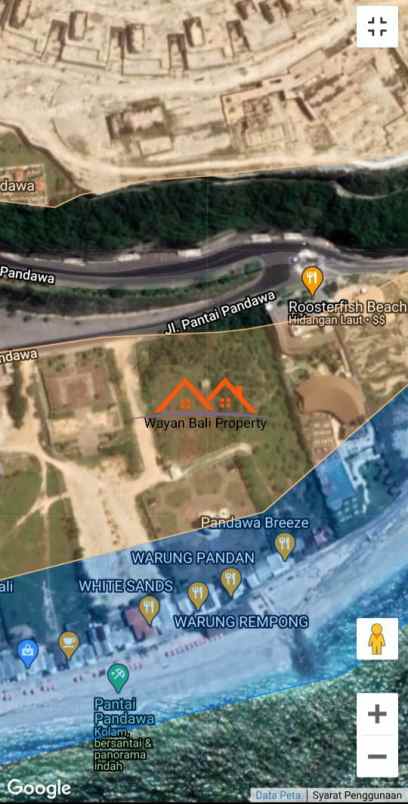tanah jl pantai pandawa