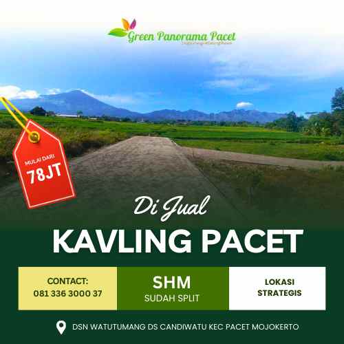 tanah pacet murah lokasi strategis tanpa bunga