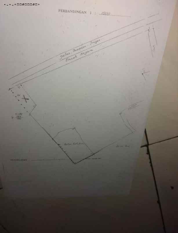 tanah raya prigen strategis nol jalan