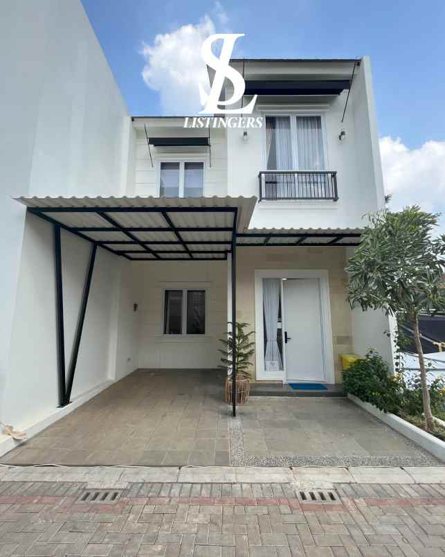 villa magnifa rumah 2 lantai siap huni nempel bintaro