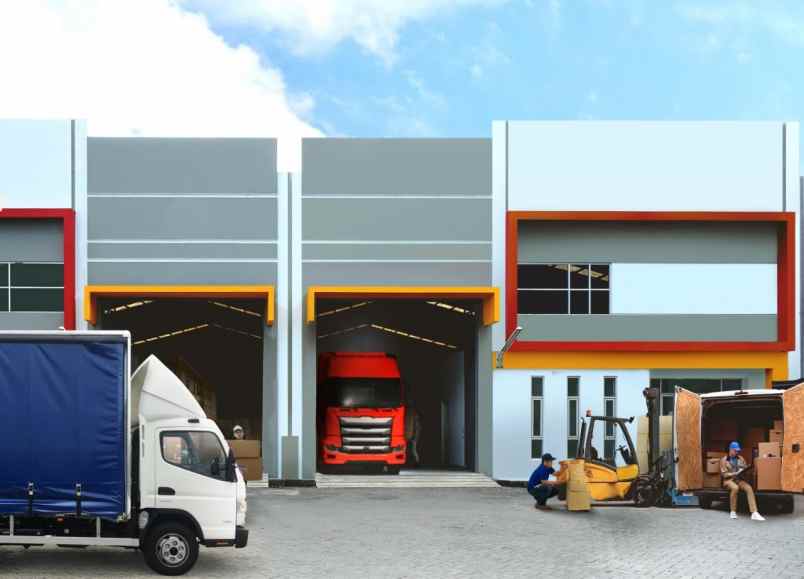 dijual gudang tritan point di jl a h nasution