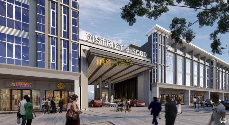 dijual ruko gudang kantor district 8 scbd sunggal