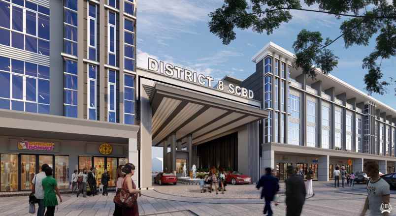 dijual ruko gudang kantor district 8 scbd sunggal