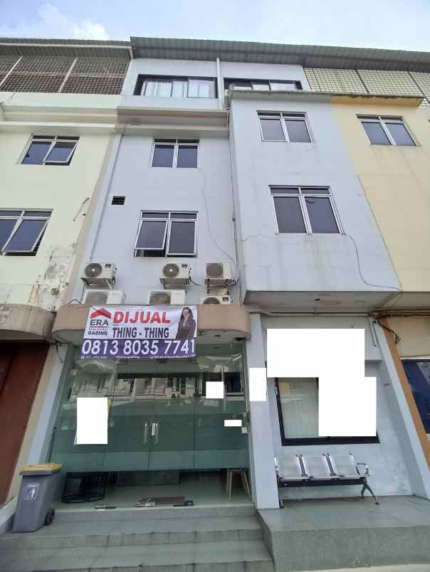 dijual ruko gudang kantor villa gading indah kelapa
