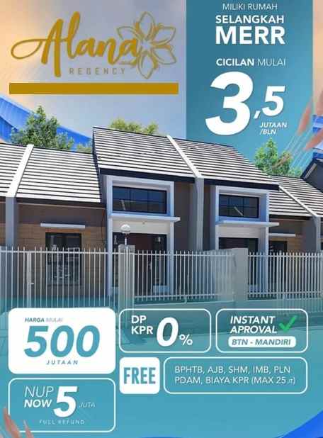 dijual rumah alana tambak oso 3