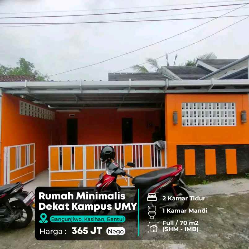 dijual rumah bangunjiwo kasihan bantul