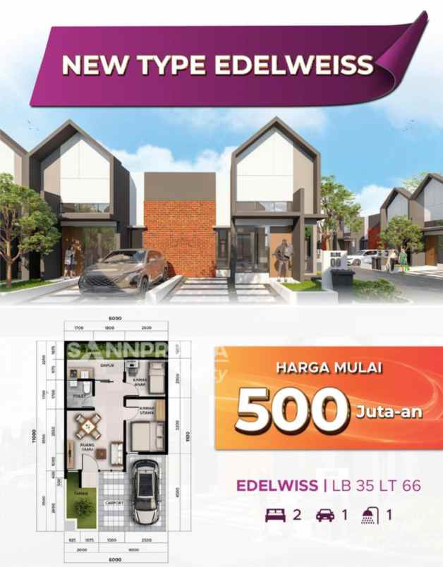 dijual rumah cobinong gunung sindur bogor