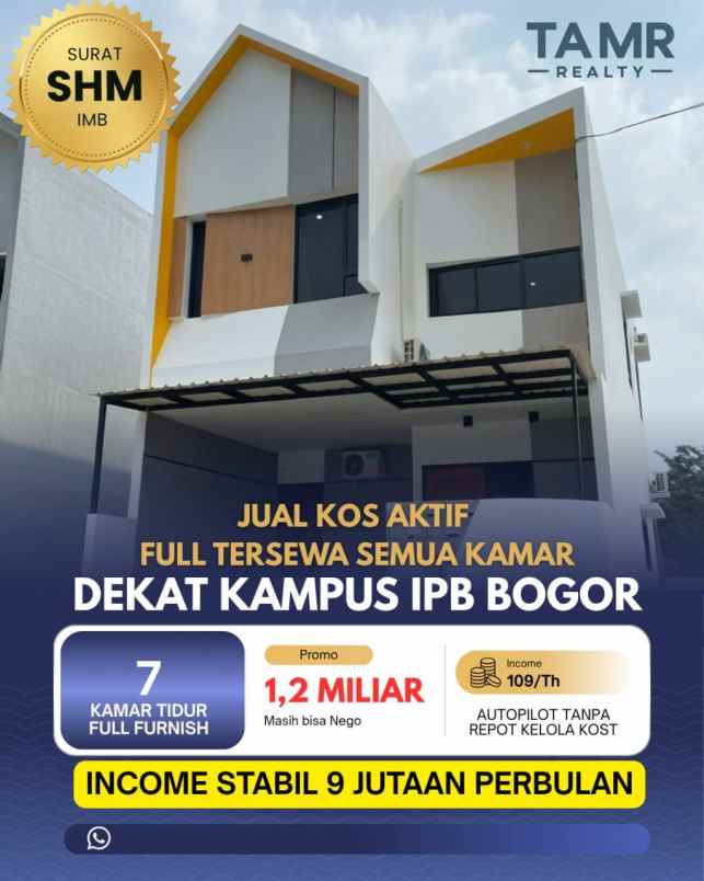 dijual rumah dramaga