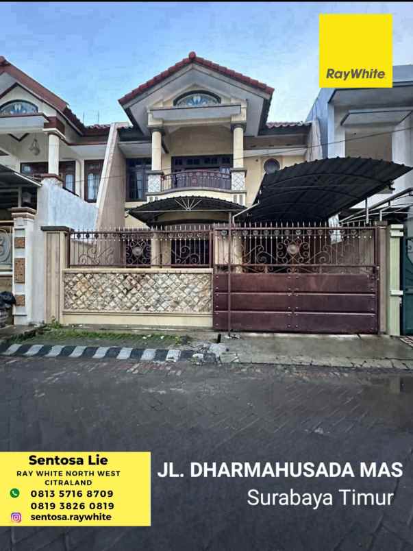dijual rumah jalan dharmahusada mas