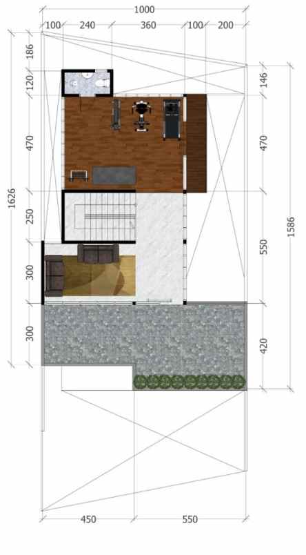 dijual rumah jalan durian