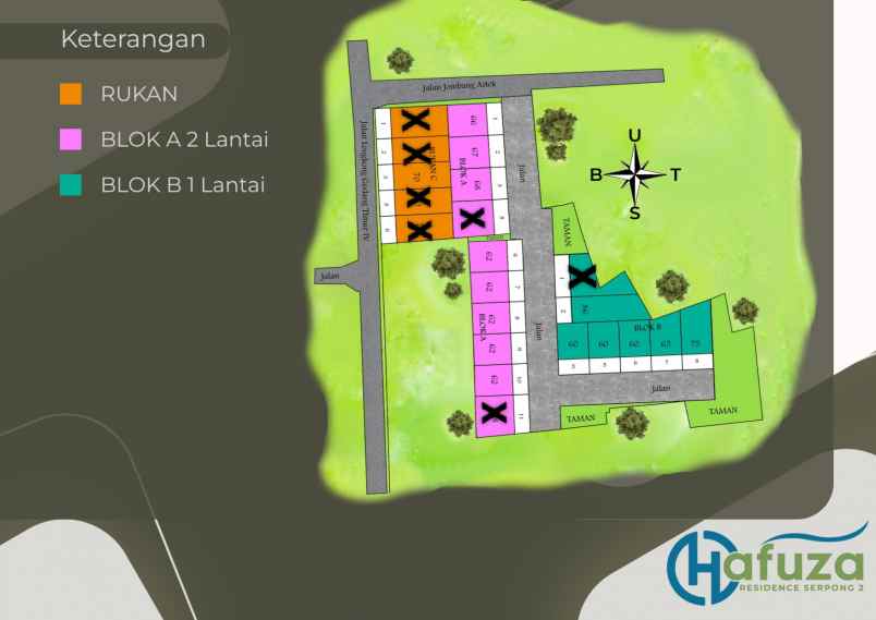 dijual rumah jalan lengkong gudang