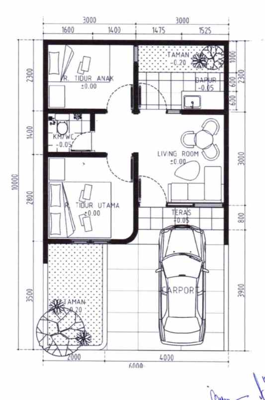 dijual rumah jl galuh mas raya
