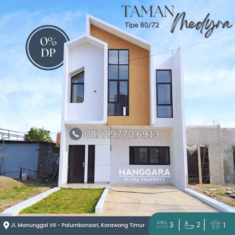 dijual rumah jl manunggal vii