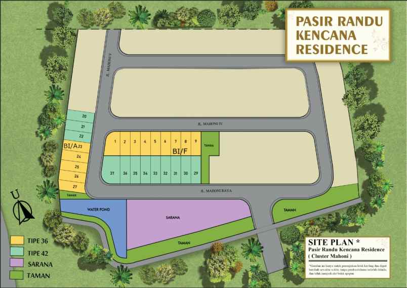 dijual rumah jl pasir randu serang