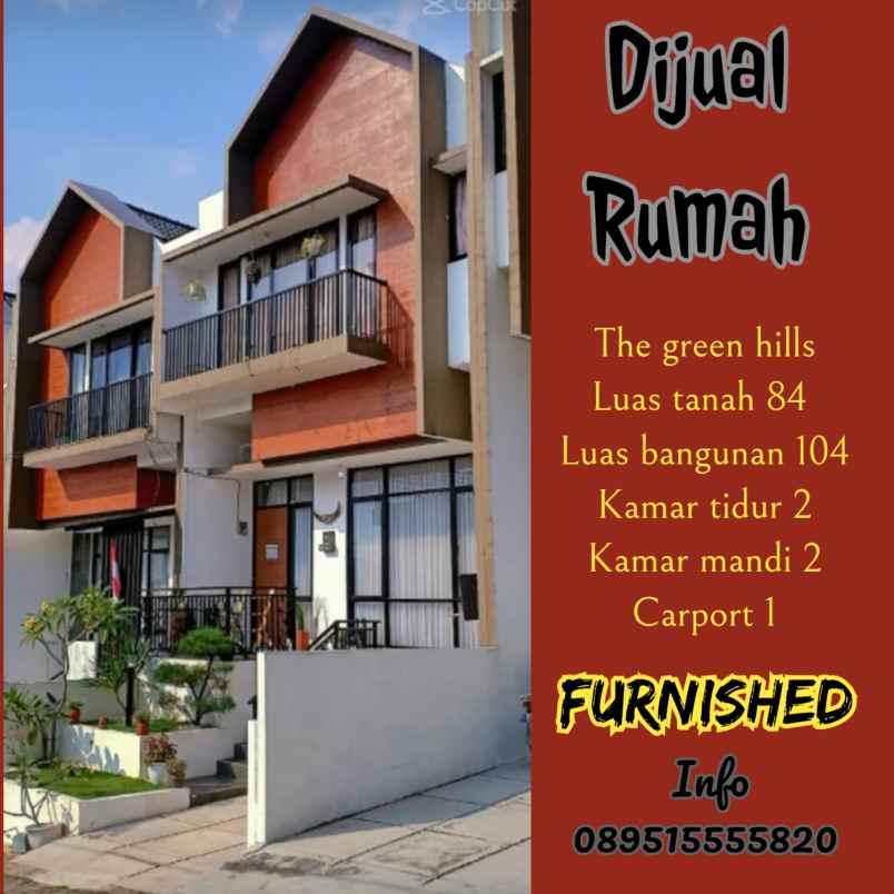 dijual rumah jl raya pondok rajeg cibinong
