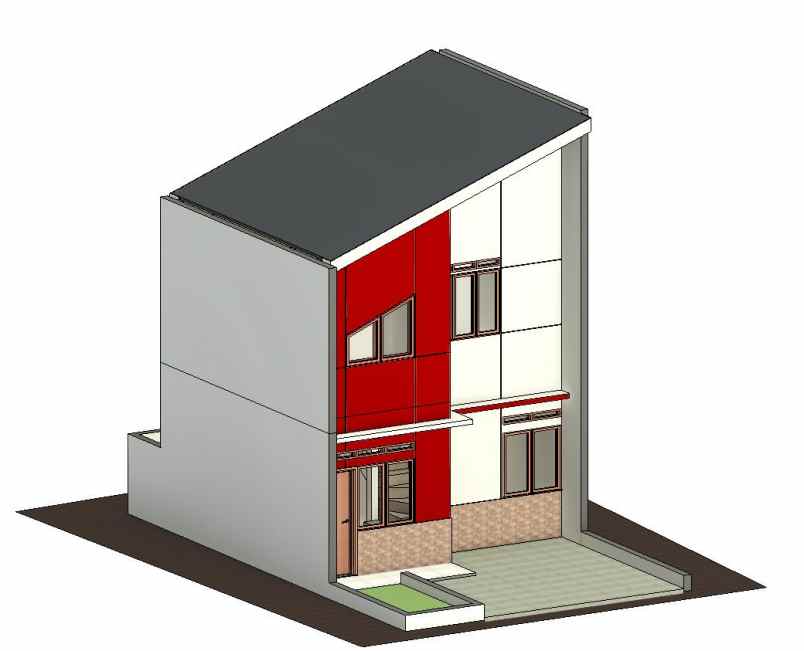 dijual rumah murah 2 lantai di daru tanggerang