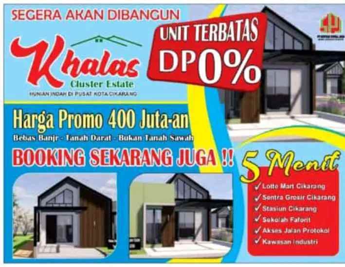 dijual rumah puri lintas asih kel